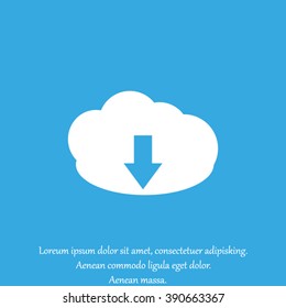 Cloud download icon.