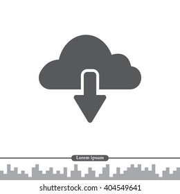 cloud download icon