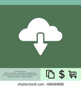 cloud download icon