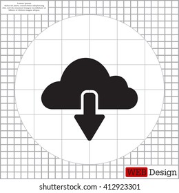 cloud download icon