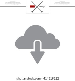 cloud download icon