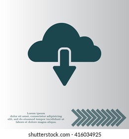 cloud download icon
