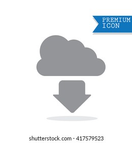 cloud download icon