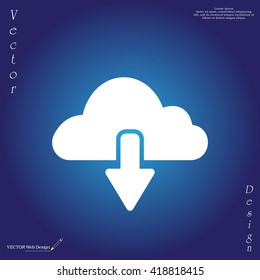 cloud download icon