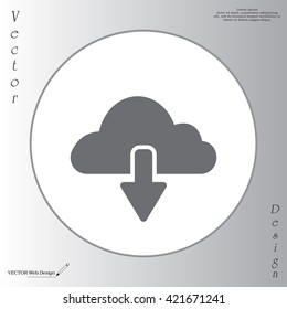 cloud download icon