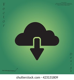 cloud download icon