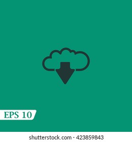 Cloud download icon.