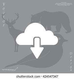 cloud download icon