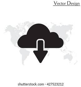 cloud download icon