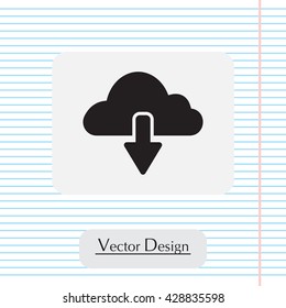 cloud download icon