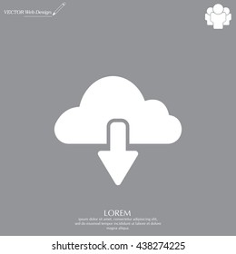 cloud download icon