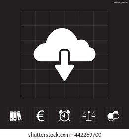 cloud download icon