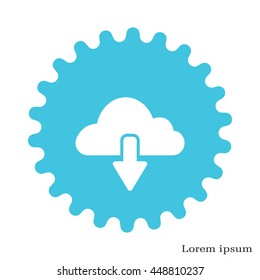 cloud download icon