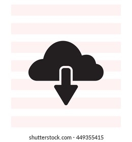 cloud download icon