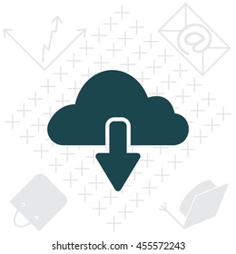 cloud download icon