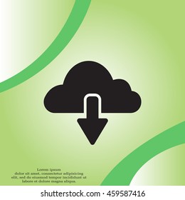 cloud download icon