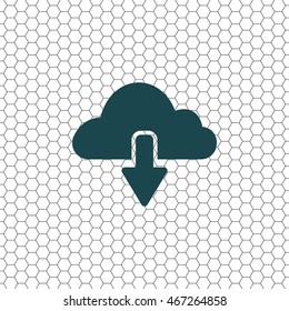 cloud download icon