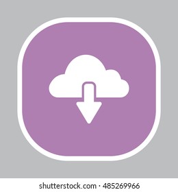 cloud download icon