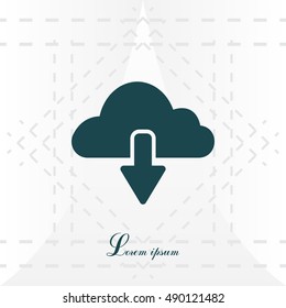cloud download icon