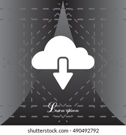 cloud download icon