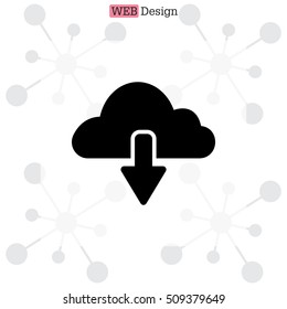 cloud download icon