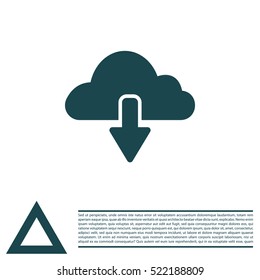cloud download icon