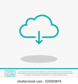 Cloud download icon.