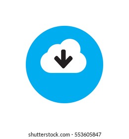 Cloud download icon