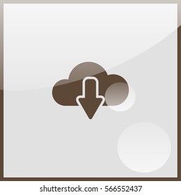 Cloud download icon.