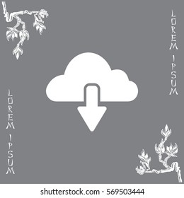 cloud download icon