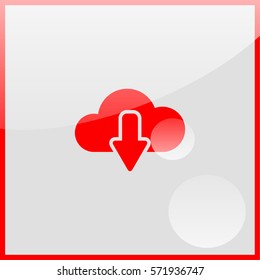 Cloud download icon.