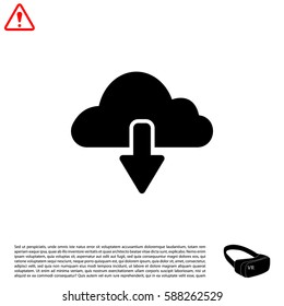 cloud download icon