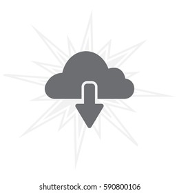 cloud download icon