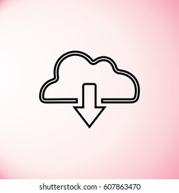 cloud download icon