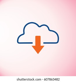 cloud download icon