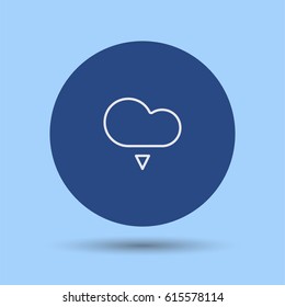 Cloud download icon