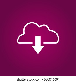 cloud download icon