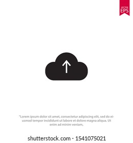 Cloud download icon design. Vector illustration