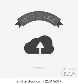 cloud download. icon download files