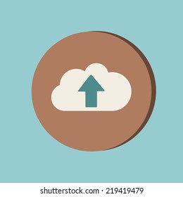 cloud download. icon download files