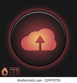 cloud download. icon download files