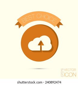 cloud download. icon download files