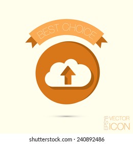 cloud download. icon download files