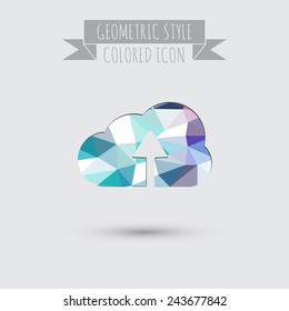 cloud download. icon download files