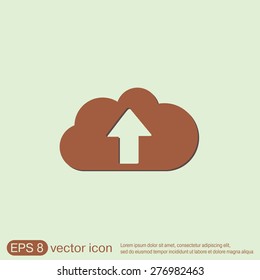 cloud download. icon download files