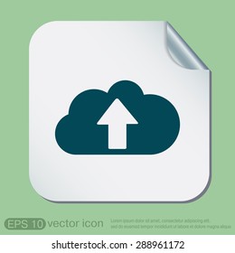 cloud download. icon download files