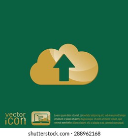 cloud download. icon download files