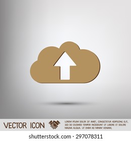 cloud download. icon download files