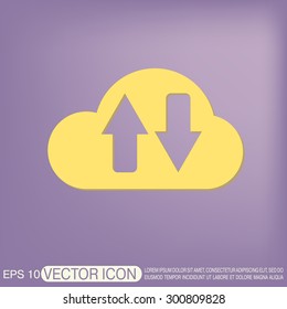 cloud download. icon download files
