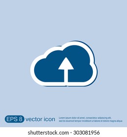 cloud download. icon download files